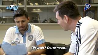 Sergio Agueros indepth interview with Leo Messi [upl. by Cherin113]