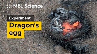 How to make a dragons egg from 2 simple mixtures quotDragons eggquot experiment aka quotThermitequot [upl. by Gamal155]