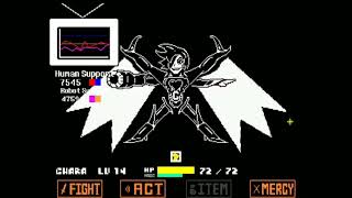 PSOutertale Mettaton NEO Fight [upl. by Hplodur]