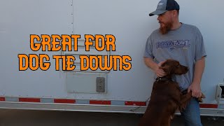 Installing D Ring Tie Downs on a Horse Trailer [upl. by Leima]