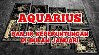 Ramalan Zodiak Aquarius Hari Ini‼️Banjir Rezeki Di Bulan Januari [upl. by Einor]