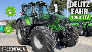 DEUTZFAHR 7250 TTV  to sen czy JAVA Duży zawodnik  Prezentacja  test ciągnika [upl. by Inaboy11]