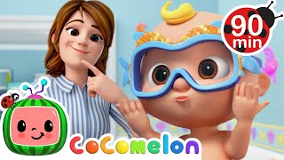 JJs Fast Little Fishy Bath Time 🐟🛁  CoComelon Nursery Rhymes and Kids Songs  Animals for Kids [upl. by Flan]