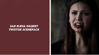 Sad Elena Gilbert twixtor scenepack [upl. by Drofiar]