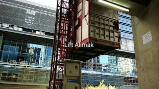 Lift Alimak Proyek Sudirman 78 Jakarta [upl. by Ahsoek]