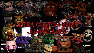 Ultra Custom Night all jumpscares [upl. by Adigun]