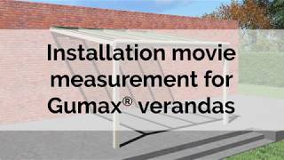 Measurement video for Gumax® Verandas [upl. by Halsy272]