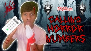 Calling HAUNTED Numbers You Should Never Call Midnight 0300am Not Try This Challenge [upl. by Eciened198]