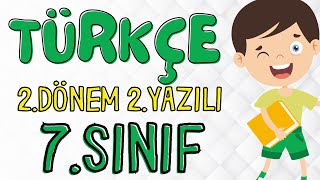 7 Sınıf Türkçe 2Dönem 2Yazılı Soruları Açık Uçlu🧑‍🎓 � Çıkabilir 😊 [upl. by Radley393]