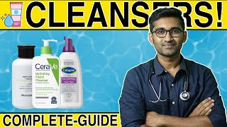 A complete GUIDE to CLEANSERSதமிழ் tamil skin skincare cleansing [upl. by Kcid]