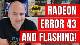 FIX AMD Radeon Code 43 Error Reflash GPU BIOS [upl. by Michaele865]