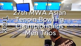 27th MWA Asian Tenpin Bowling Championships Trios B1S1 Marc Custodio BowlerX BrighterMags Bowling [upl. by Pleione]