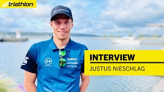 Justus Nieschlag vor der Ironman703WM quotAn ein paar Dinge muss ich mich erst gewöhnenquot [upl. by Aidnyl]