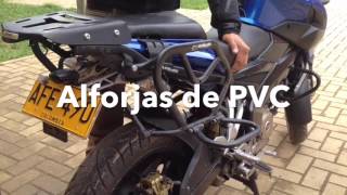 Alforjas de PVC para moto [upl. by Irafat]