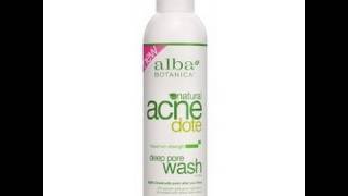 Natural ACNEdote Wash Review Alba Botanica Cleanser [upl. by Myrtia584]