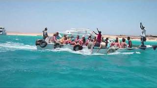 Going at Giftun Island by boat  Hurghada  2010 [upl. by Ardnala515]