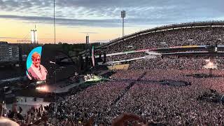 Coldplay  Rocketman Tribute for Elton John Live Gothenburg 2023 4K [upl. by Boff]