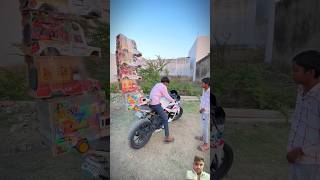 BMW Bike Par Dj Setup😂  Mini Dj Sound  Chota Dj  shortsfeed truckdriver sorts dj djviral🤣 [upl. by Hamann]