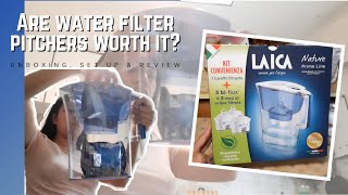 QUICK DEMO BRITA MARELLA MAXTRA WATER FILTER  EASY 5MINUTE SETUP [upl. by Nohsauq]