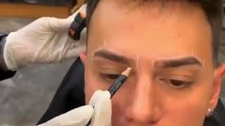 Perfilado de cejas para hombre [upl. by Odlabso]