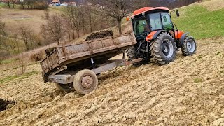 Same Argon 80 amp Zetor 6245  Vožnja stajnjaka RIZIČNO KIPOVANJE U STRANI [upl. by Kinsler614]