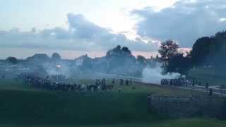 Reconstitution Historique  Bicentenaire du siège de 1815 à Rocroy le 25 Juillet 2015 [upl. by Jillie]