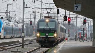 3012023 Eurocity EC134 From Wien Hbf to Trieste Centrale arrives at Ljubljana train station [upl. by Shaver584]