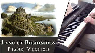 Land of Beginnings Caldisla Town Theme  Bravely Default Piano [upl. by Budde]