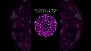 Physics of sound Cymatics This video was captured using just water light and sound resonance [upl. by Ydnelg437]