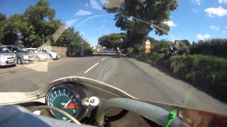 IOM Classic TT 2014 onboard CR93 replica parade [upl. by Gerda]