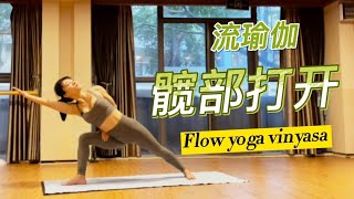 流瑜伽 ｜开髋 排毒养颜 Flow yoga vinyasa难度系数☆☆瑜伽 排毒 stressrelief [upl. by Austen]