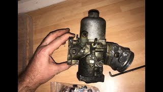 SU Carburettor rebuild HIF6 HIF44 HIF44e [upl. by Anahcar]