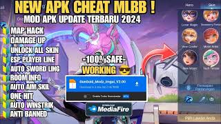 CHEAT ML TERBARU 2024 MOD MENU UNLOCK ALL SKIN MAP HACK NO KEY NO PW [upl. by Haroppizt676]