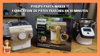 Réaliser des pâtes fraîches maison en 10 minutes avec PASTA MAKER de Philips Par Sand CookampLook [upl. by Roti]