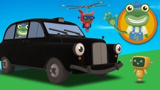 Tony The Taxi Visits Geckos Garage  Taxi For Kids [upl. by Onateag57]