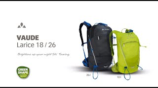 Larice Skitouring Backpack deutsch  VAUDE [upl. by Sparky]