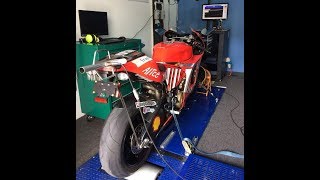 Ducati Desmosedici RR Dyno Run  Pure MotoGP V4 Engine Sound [upl. by Asatan]