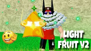 The ultimate guide to Light fruit V2 in Blox fruit power level battles [upl. by Lednew]