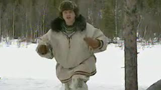 The Improvised Snowshoe  Ray Mears Extreme Survival  BBC Studios [upl. by Aidekal]