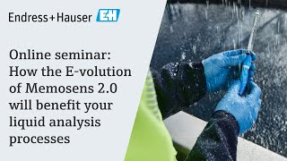 How the Evolution of Memosens 20 will benefit your liquid analysis processes  Online seminar [upl. by Nylsirhc]