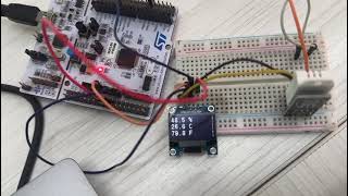 Demo DHT22 Sensor with STM32 Nucleo using STM32CubeIDE [upl. by Sherrod]