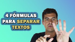 Como SEPARAR TEXTOS AUTOMATICAMENTE no EXCEL [upl. by Nicolas]