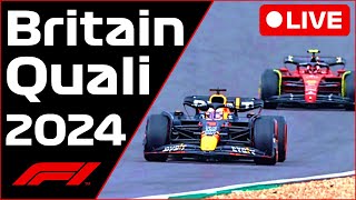 🔴F1 LIVE  British GP QUALI  Commentary  Live Timing [upl. by Orelia406]