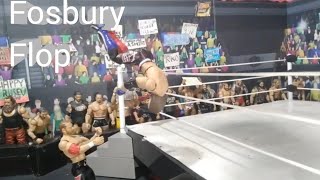 AJ Styles Fosbury Flop wwe stop motion [upl. by Kamal]