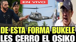 DE ESTA FORMA NAYIB BUKELE LE CIERRA EL OSIK0 A RONALD UMAÑA POR TODOS LOS CHAMBRES DEL HELICOPTERO [upl. by Uok]