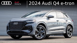 2024 Audi Q4 etron® Walkaround [upl. by Aihseken]