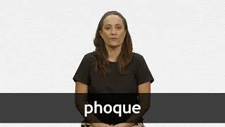 How to pronounce PHOQUE in French [upl. by Eelarbed233]