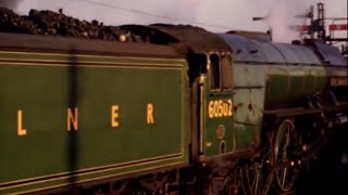 Rare Colour Footage of LNER Thompson Class A22 No 60502 “Earl Marischal” [upl. by Jane]