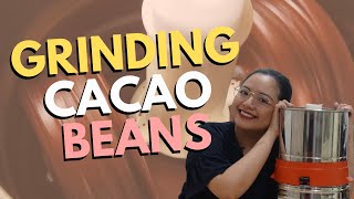 How to Grind Cacao Beans  Craft Chocolate Making [upl. by Agarhs]