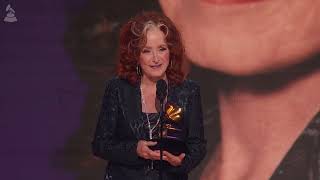 BONNIE RAITT Wins Song Of The Year For “JUST LIKE THAT”  2023 GRAMMYs Acceptance Speech [upl. by Tallu]